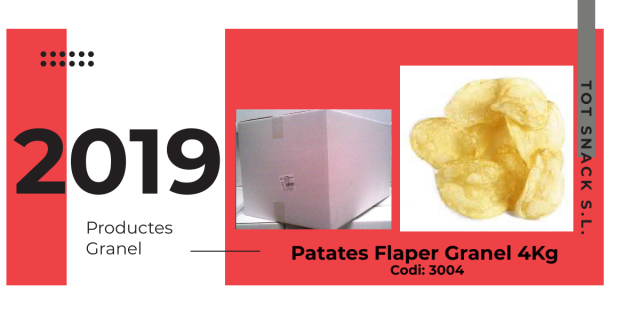 Patates FLAPER x4 Kgs. sense sal.
